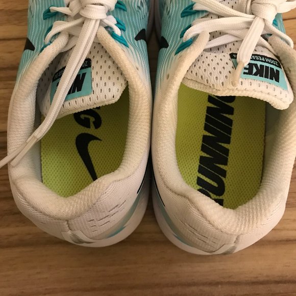Nike Womens Air Zoom Pegasus 34 Blue/Green Running Shoes Size 8 880560-101 NWOB - Picture 5 of 7